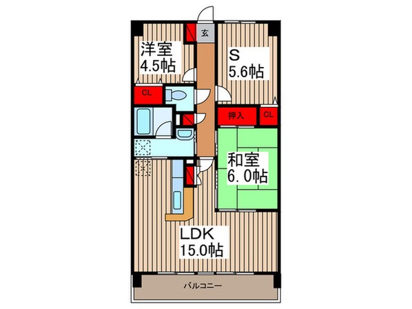 エテルノ豊春の物件間取画像